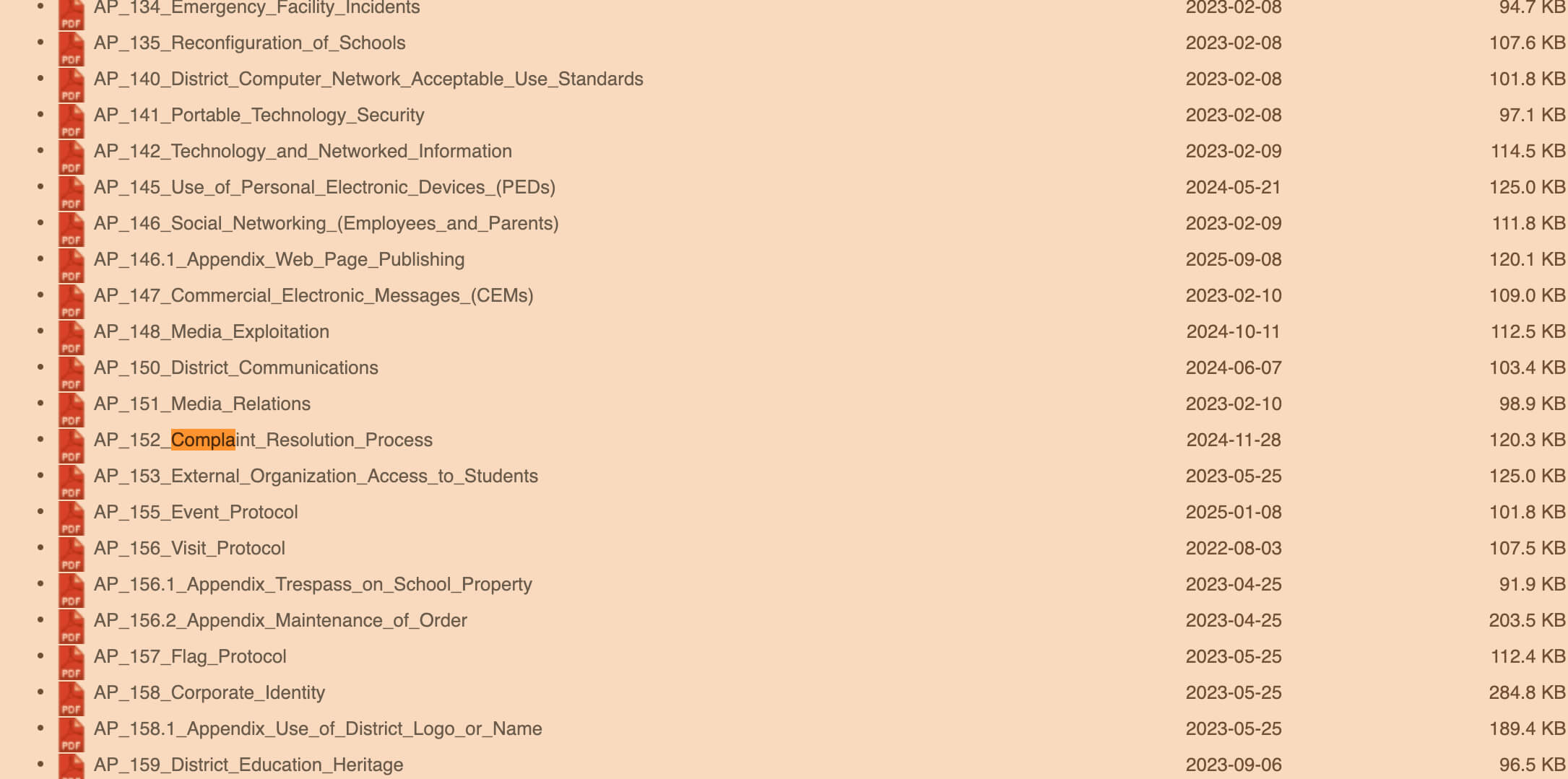 Making a complaint School District 73