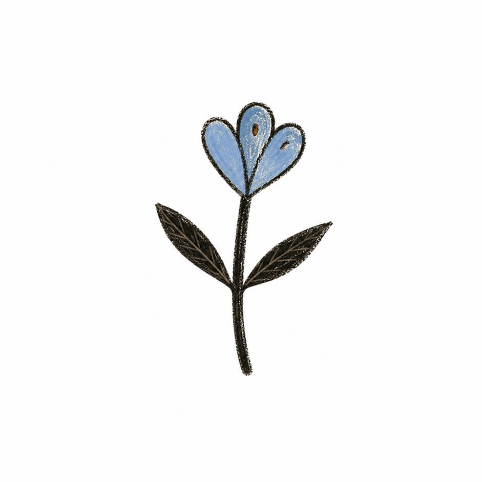 blue flower