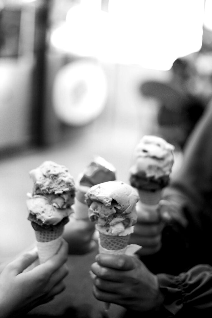 ice cream cones